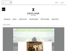 Tablet Screenshot of excelsiormilano.com